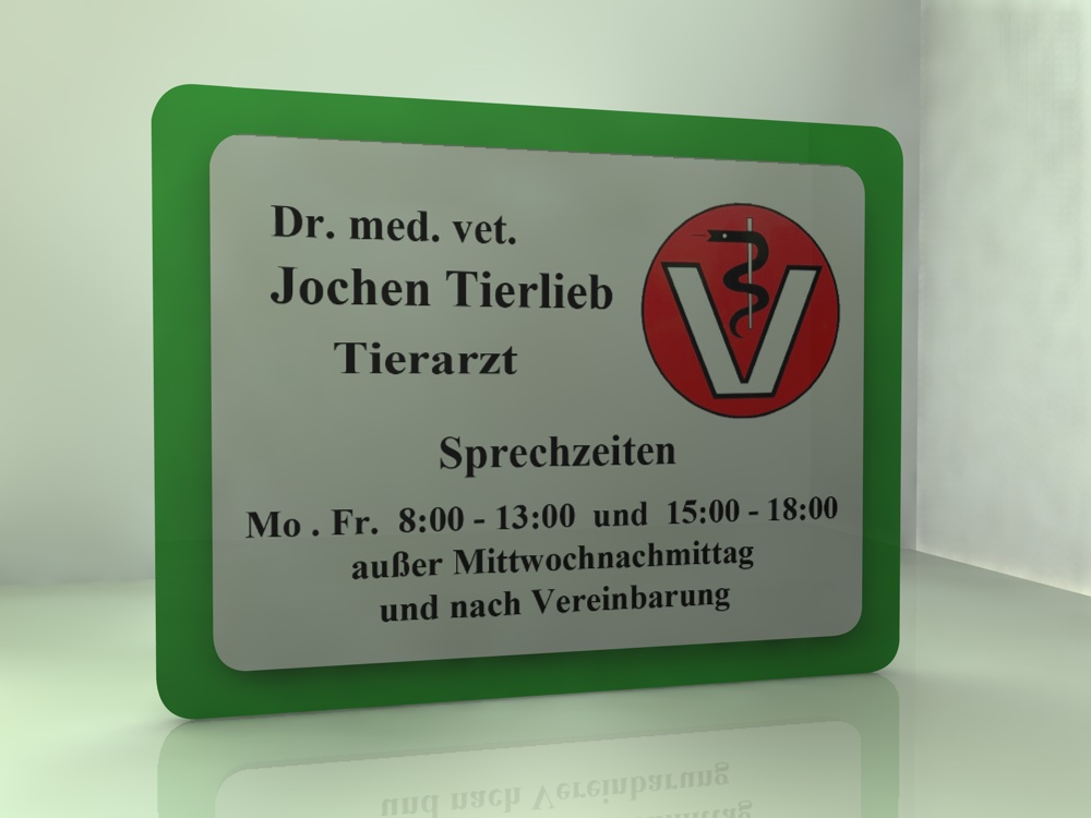 Praxisschilder - Arztschild.de Ihr Online Schildershop